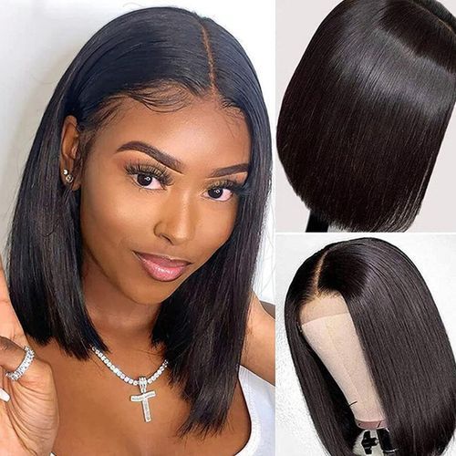 Short Bob Middle Part Wig