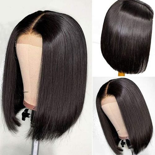 Short Bob Middle Part Wig