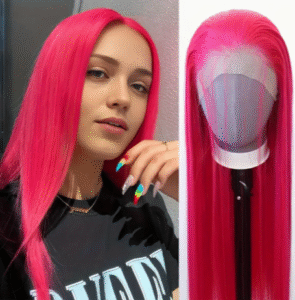 Pink Rongduoyai Lace Front Wig