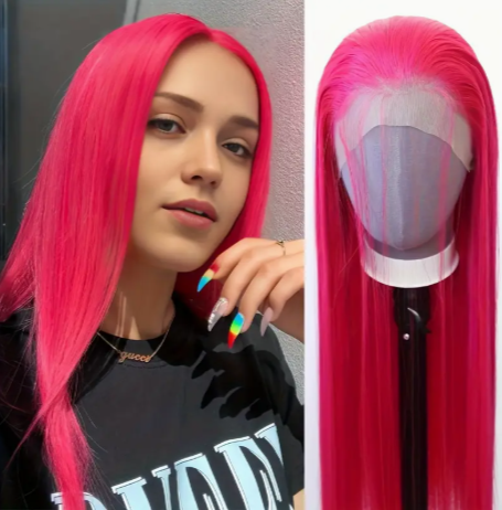 Pink Rongduoyai Lace Front Wig
